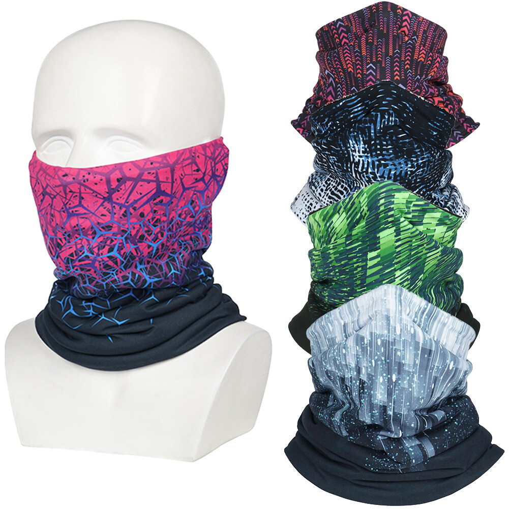 Men's Women's Neck Gaiter Face Mask Fleece Sports Cycling Windproof Warmth Scarf