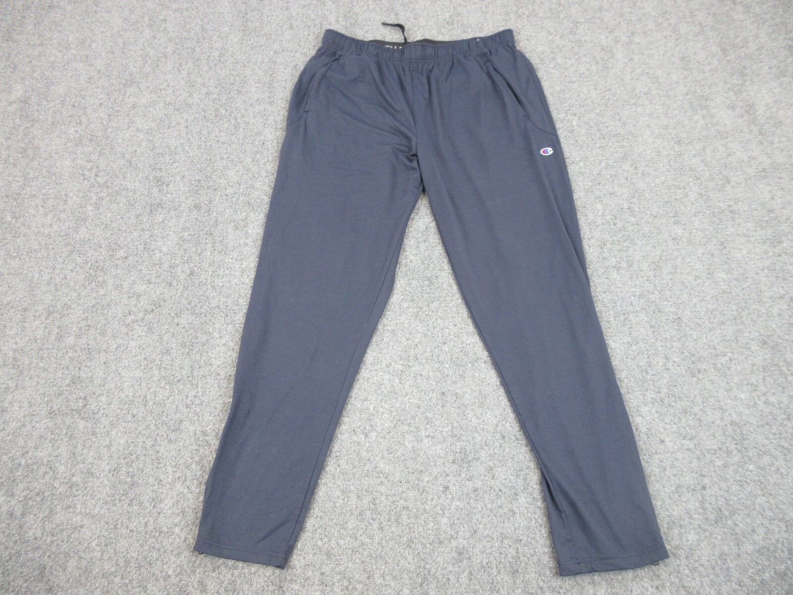 Champion Pants Mens Extra Large Blue Track Athletic Casual Drawstring 34x30