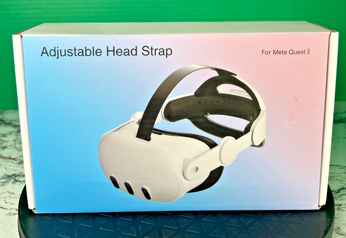 Adjustable Head Strap Replacement for Meta Quest 3 VR Headset Comfort Fit