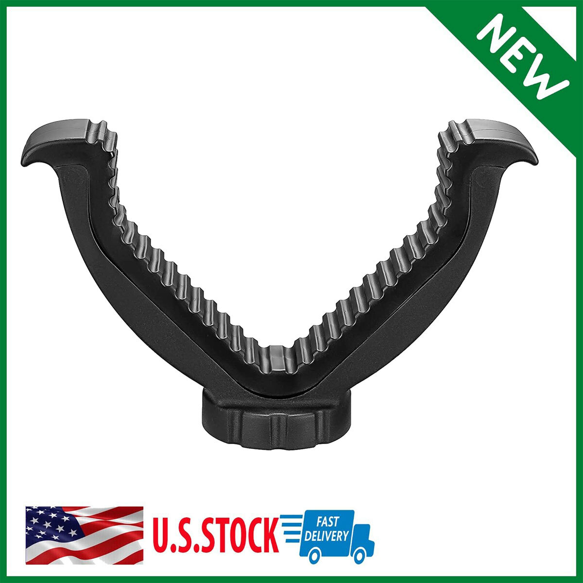 V Yoke Holder Head - Replacement Accessory for Rifle Stick/Monopod/Bipod/Tripod