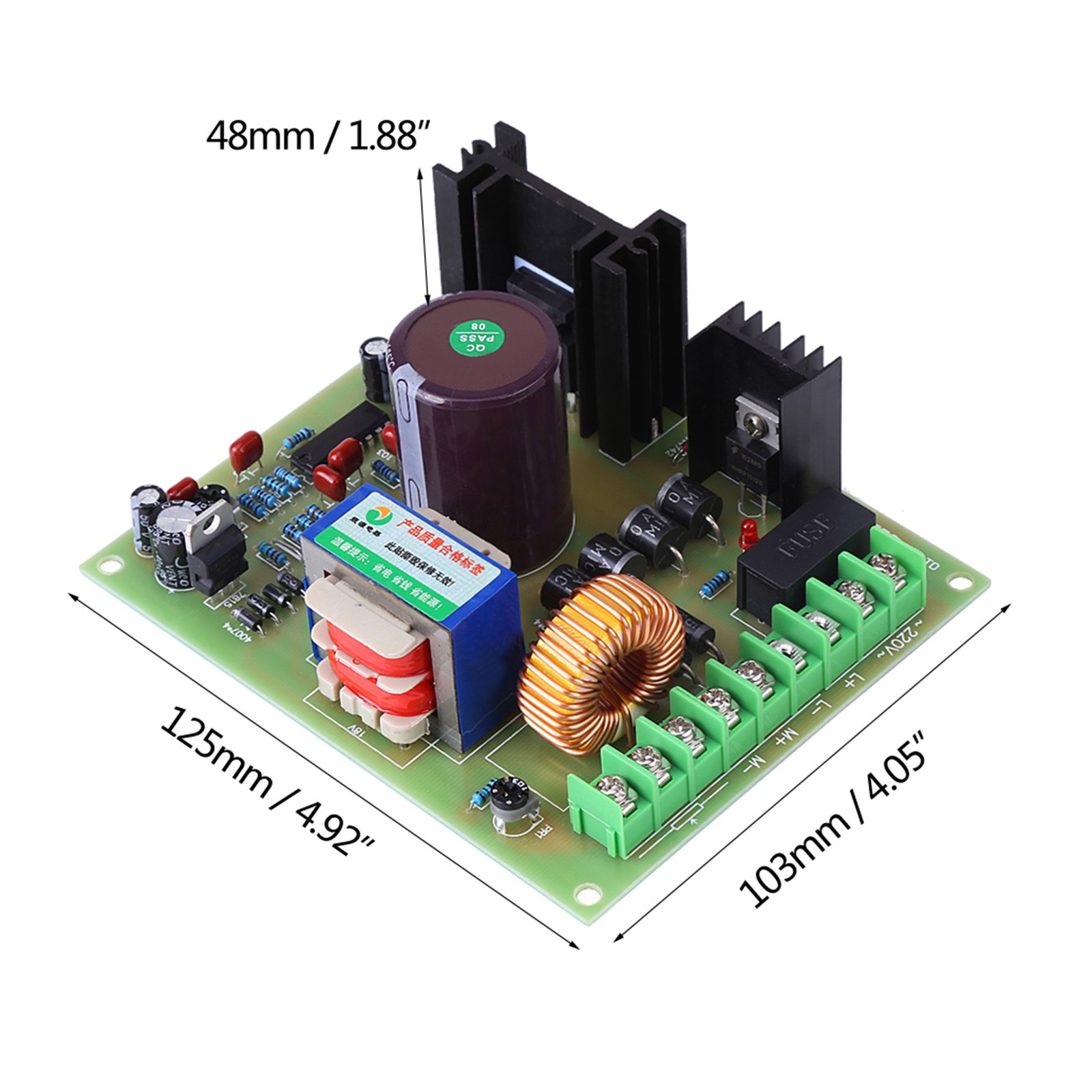 High Power 220V 750W PWM DC Motor Speed Controller Board❀
