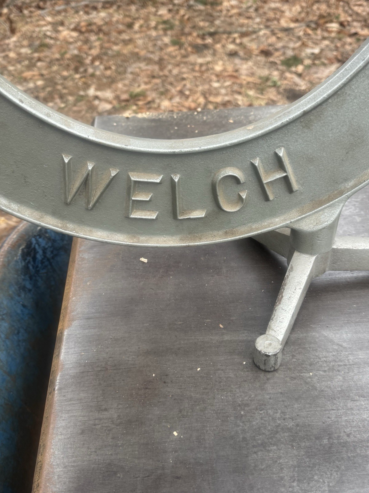 c. 1960s Welch Demonstration Micrometer. 33” Long, 17” Tall. 9” Deep.