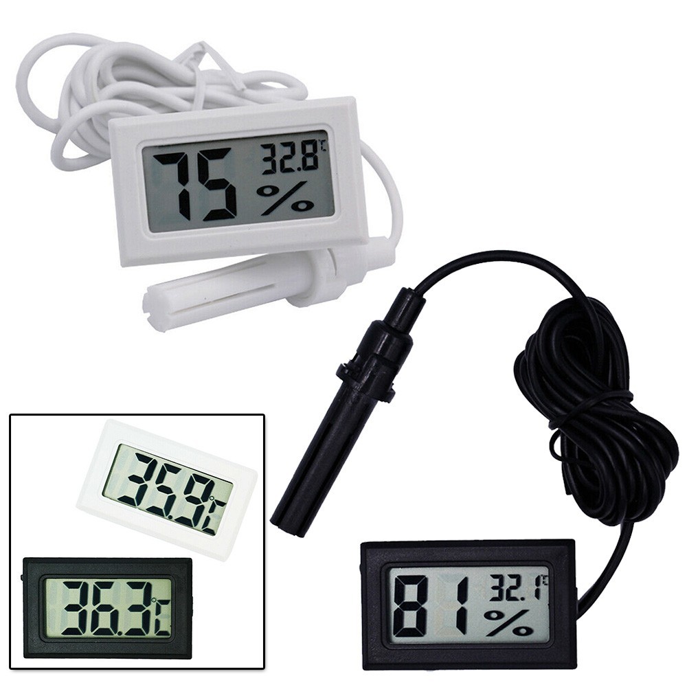 High Quality LCD Digital Embedded Thermometer Hygrometer For Indoor, Outdoor