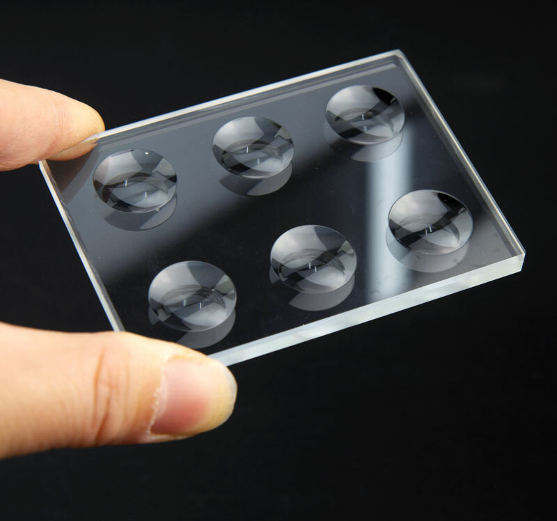 1PC Optical Glass Microscope Slides 5mm/10mmThickness Circular Concave Cavity