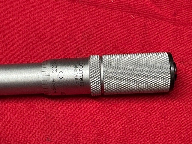 Starrett 700A Inside Micrometer Caliper .200-1.200" Range
