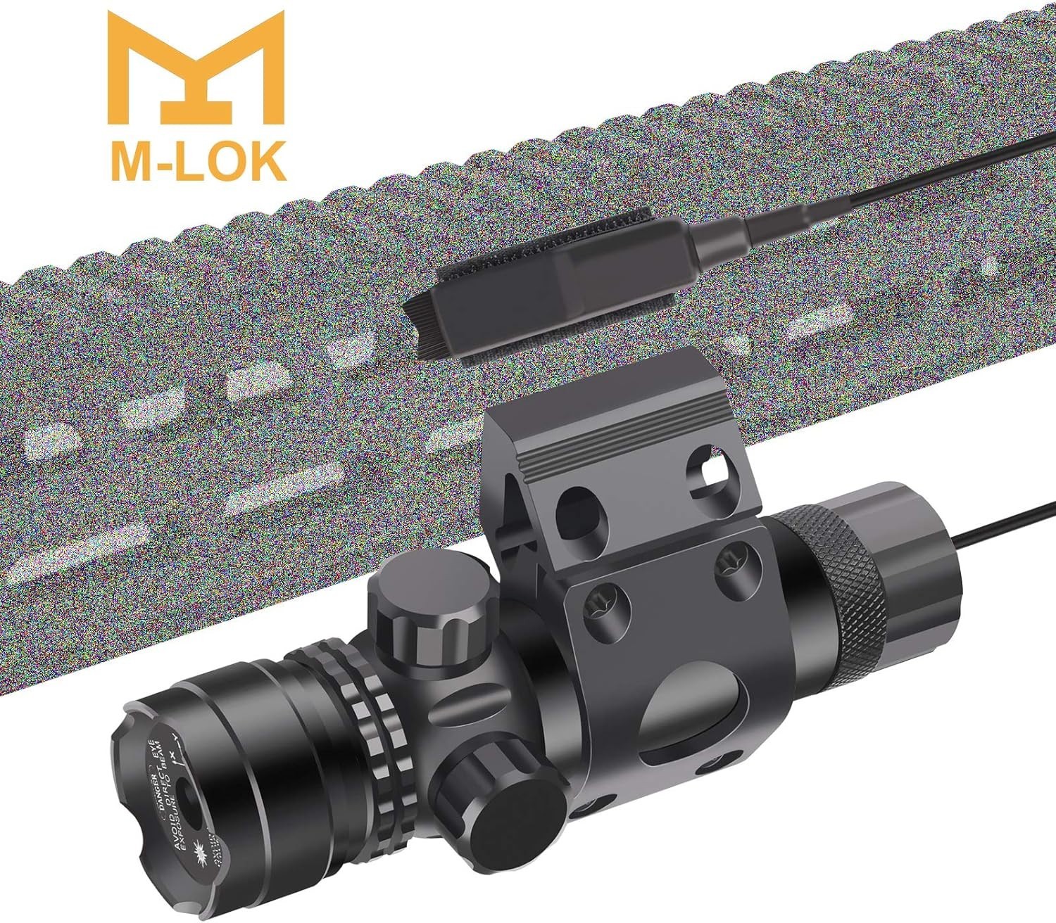 Feyachi Tactical Green Laser Sight with M-lock offset mount and pressure switch
