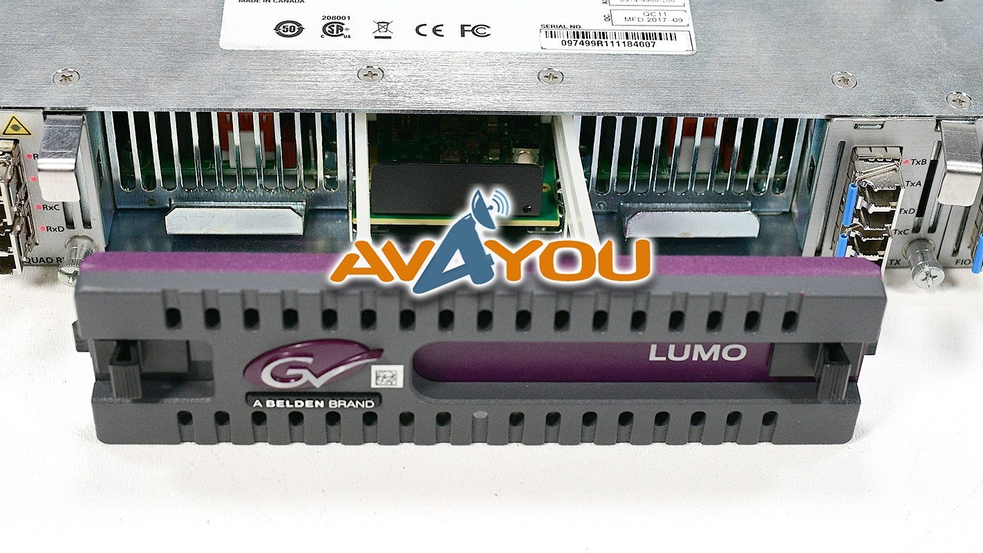 Miranda GV Lumo BNC FIO-911 16x 3G-Fiber-3G Video Converters +SFP RR & TT