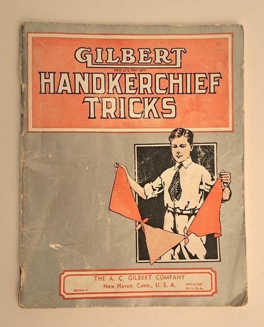 1920 A. C. Gilbert Handkerchief Tricks For Boys Magic Book