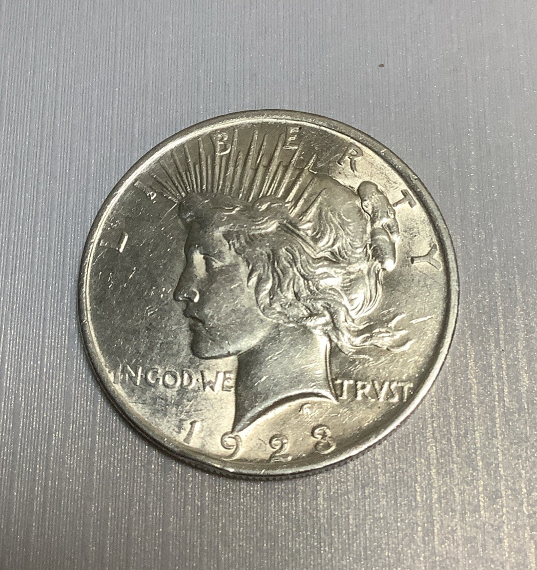 1923 Silver Dollar Coin Circulated Ungraded
