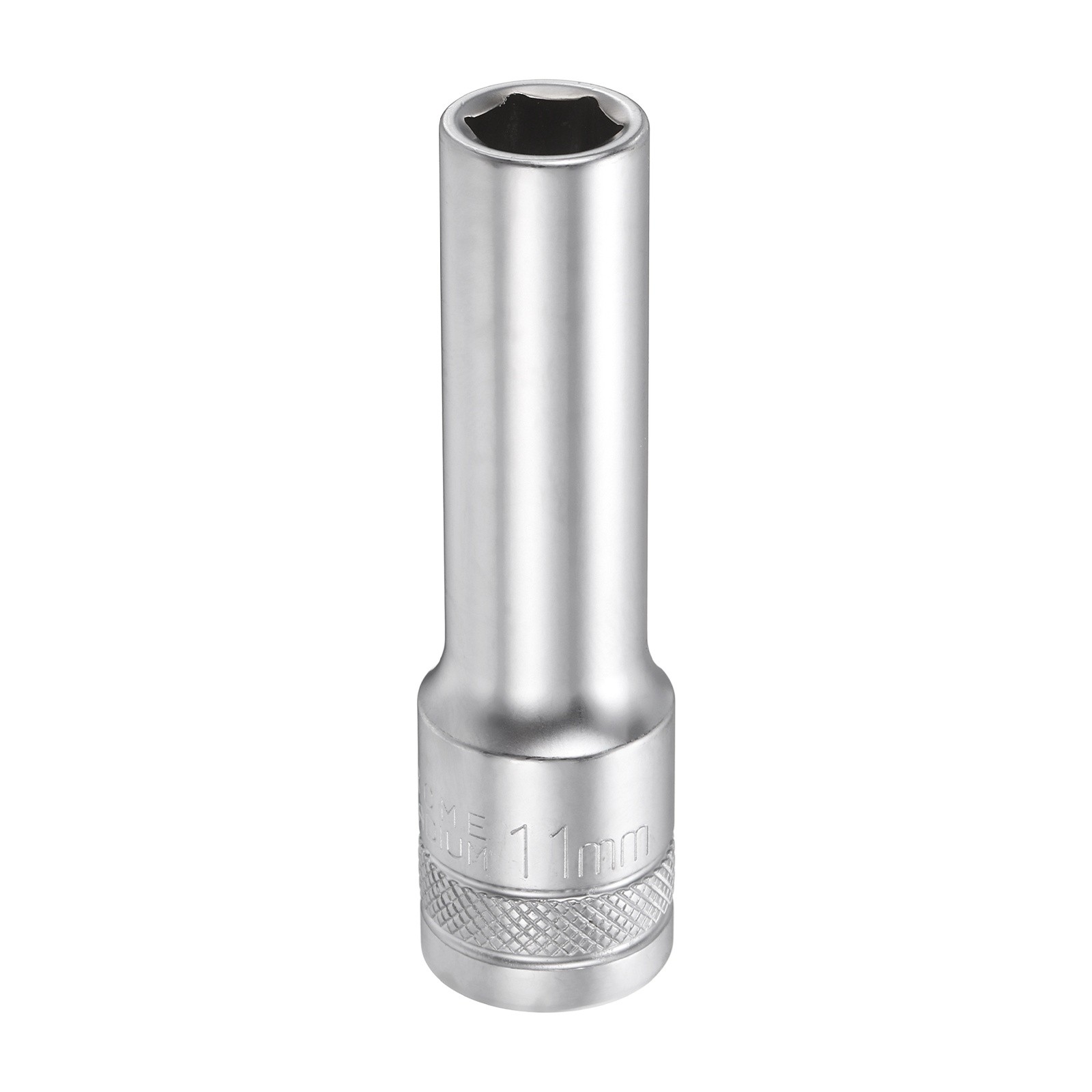 6 Points Deep Socket, 1/2" Drive 11mm Nickel Plating Hex Socket 3.1" Long