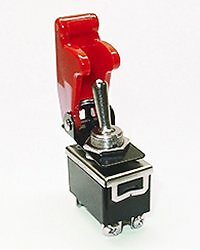 Safety Toggle Switch DPST 20 Amp "RED"