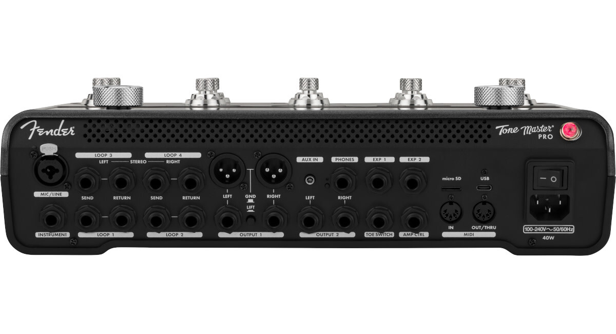 Fender Tone Master Pro Multi-Effects Guitar Workstation Pedal