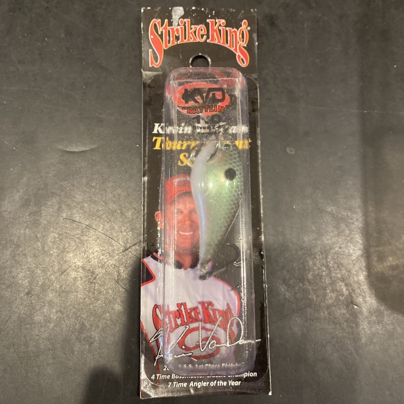 Strike King KVDR 1.0 2” 3/8oz Green Gizzard