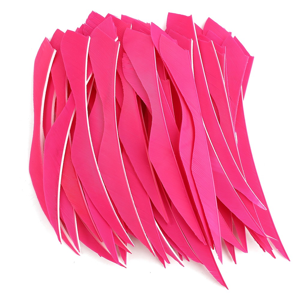 36X 5" Natural Turkey Feathers Shooting Hunting Target Archery DIY Arrow Shaft