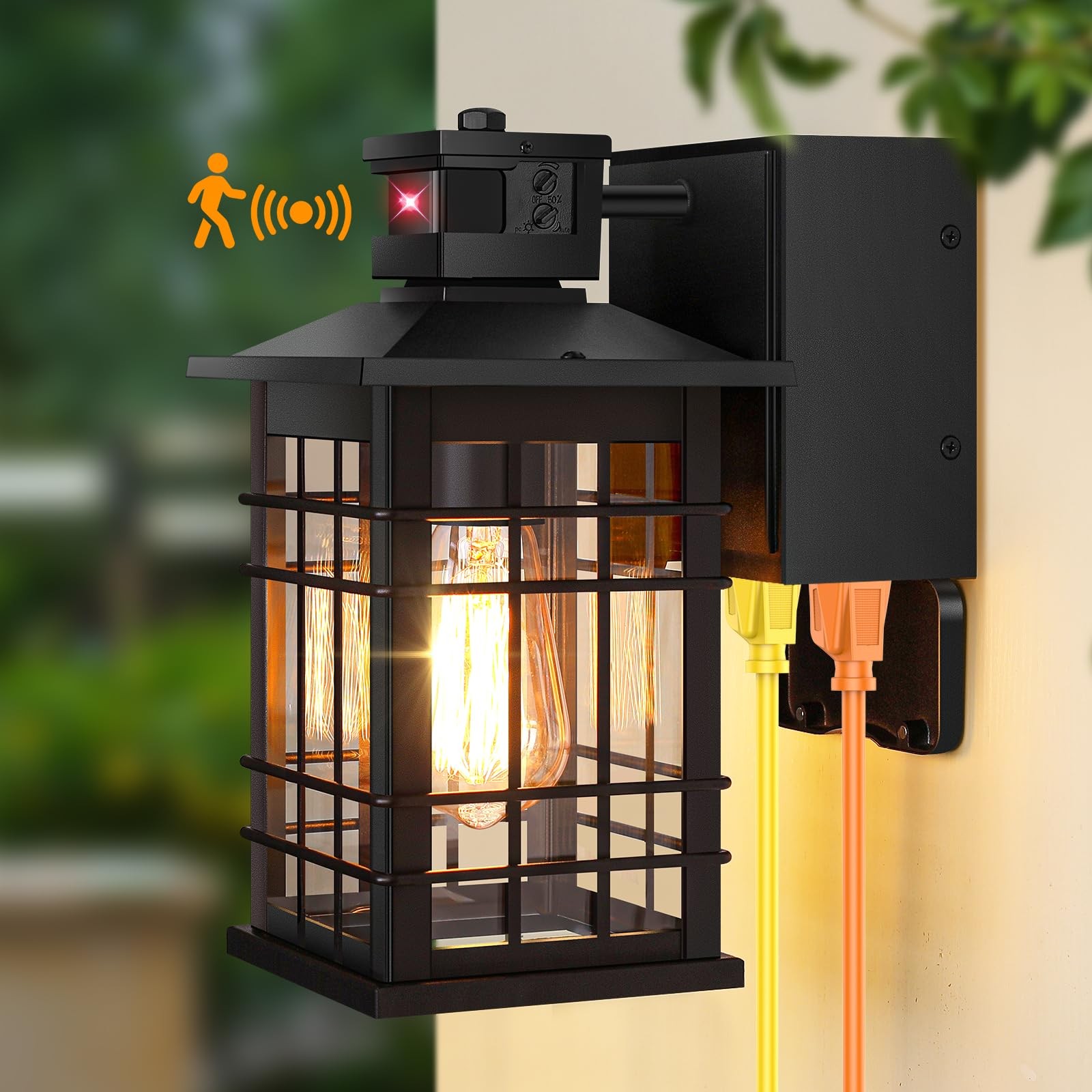 Detect Motion and Light Your Porch - 11.4 Outdoor Wall with GFCI Outlets
