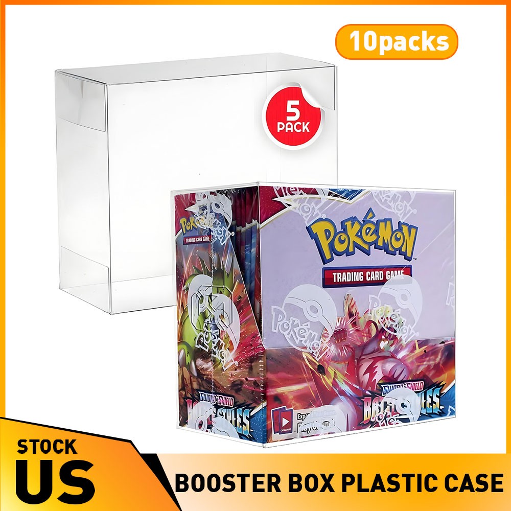Booster Pokemon Box Case Protector 0.5mm Thick– UV & Scratch-Resistant 10X