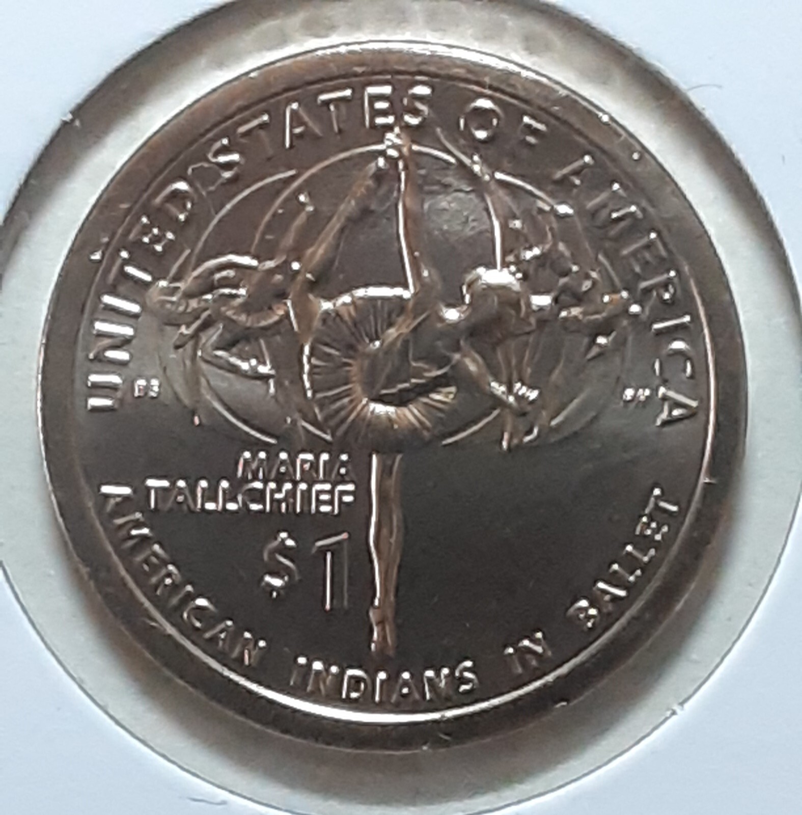 2023 Native American Sacagawea P&D Dollars - BU - Uncirculated - Maria Tallchief