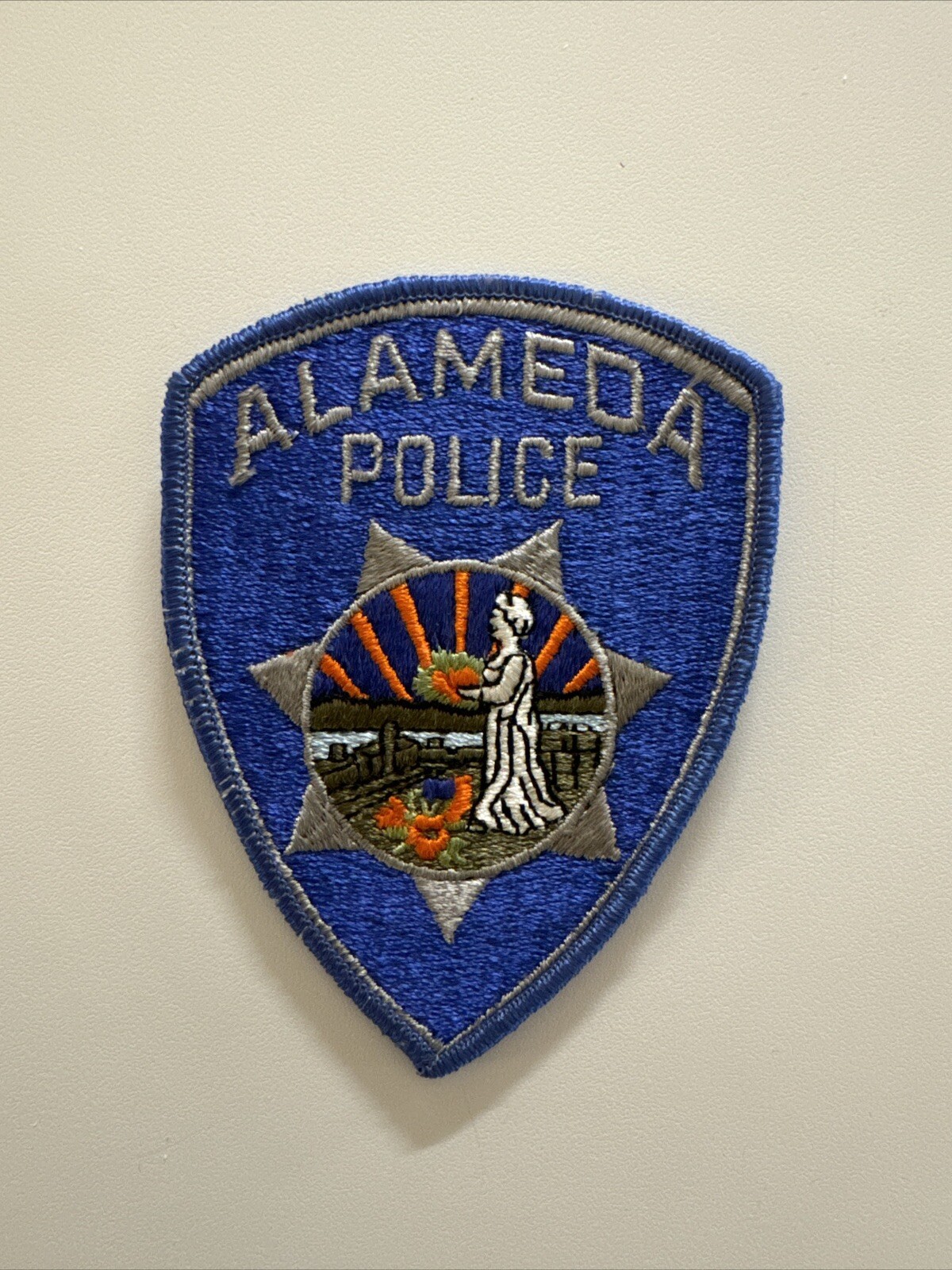 Alameda California Police Dept Shoulder Patch Vintage New