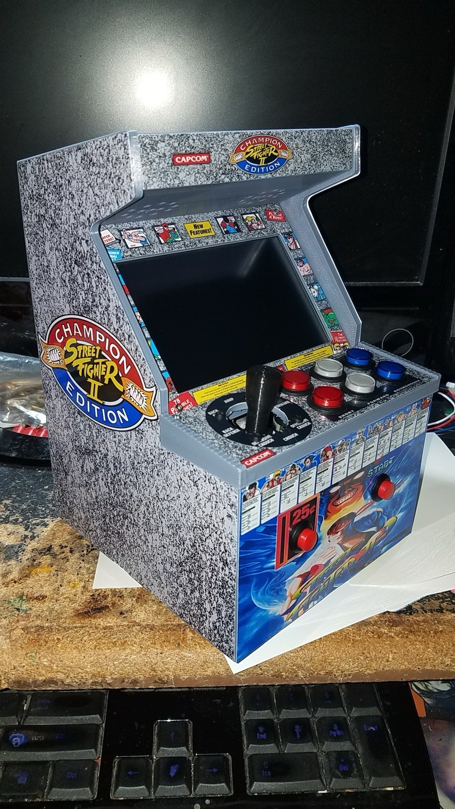 Mini 3D Printed Portable Arcade Cabinet (Raspberry Pi) (Choose Your Artwork)