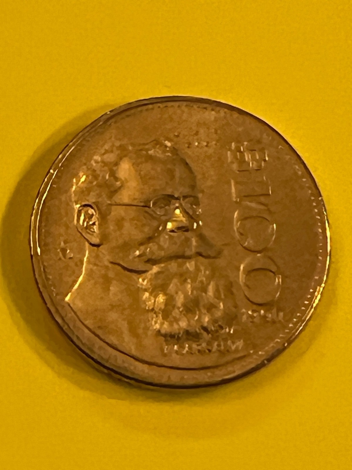 COIN MEXICO 1990 100 PESOS FREE SHIPPING