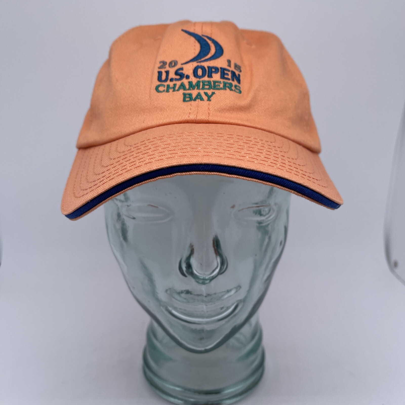 USGA Member 2015 Golf US Open Chambers Bay Orange Adjustable Cap Hat