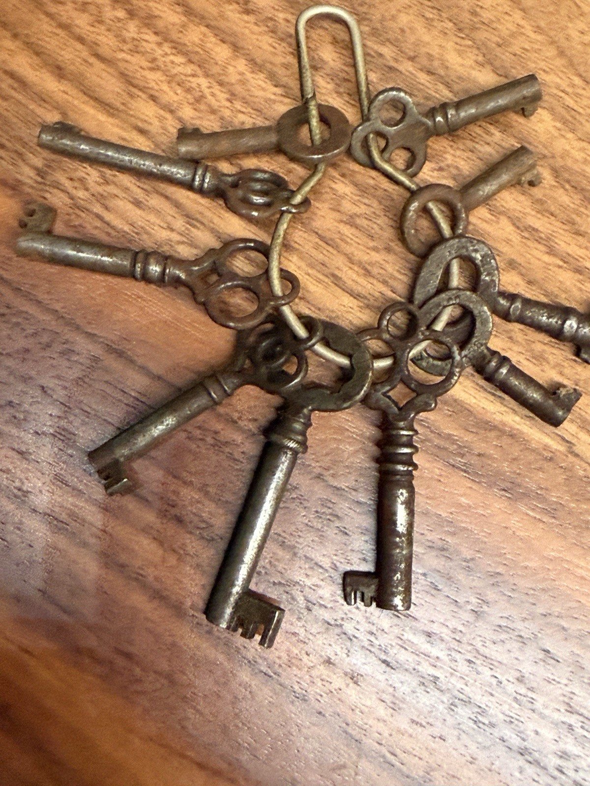 Antique Skeleton Keys Lot of 10 Ornate Bows Barrel & Bit Keys Vintage Hardware