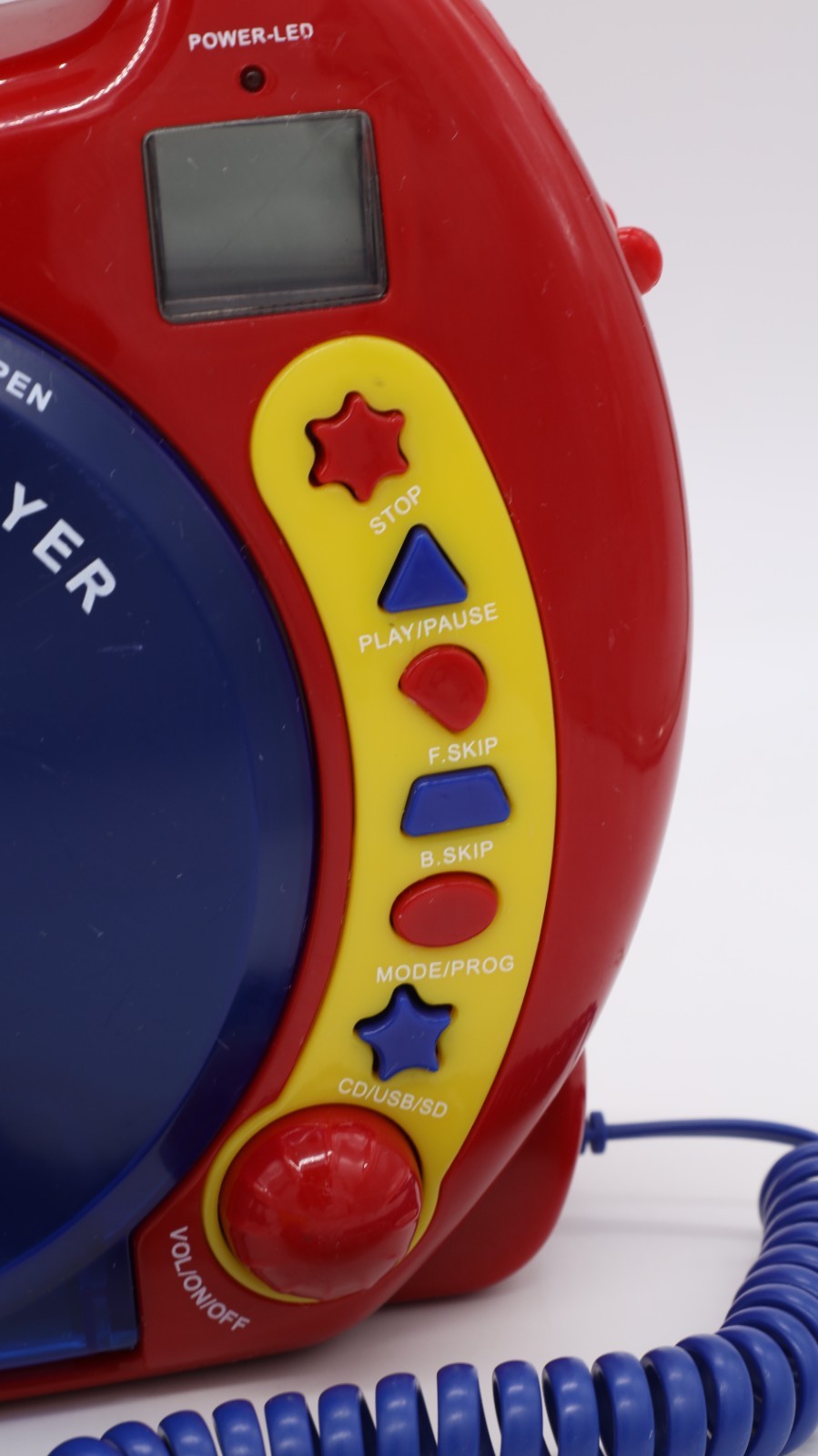 Chad Valley Sing A Long CD Player w/ Caspar Babypants CD