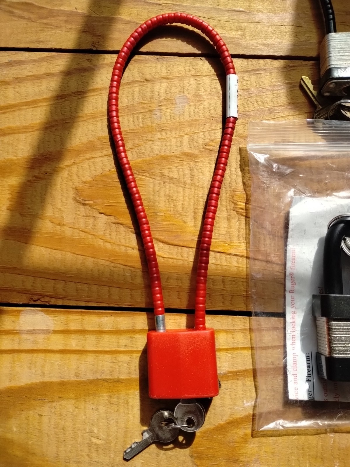 7 Gun Locks - Cable Locks- Rugger Master +
