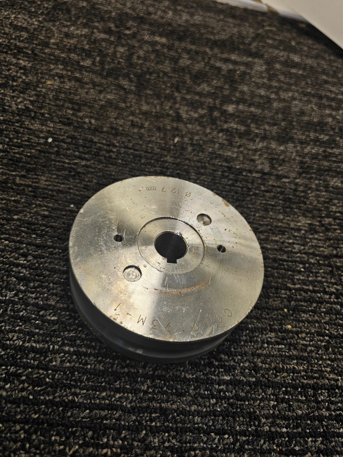 CC19193M-1 Single Groove Wheel / Pulley Keyed Bore 12.7mm