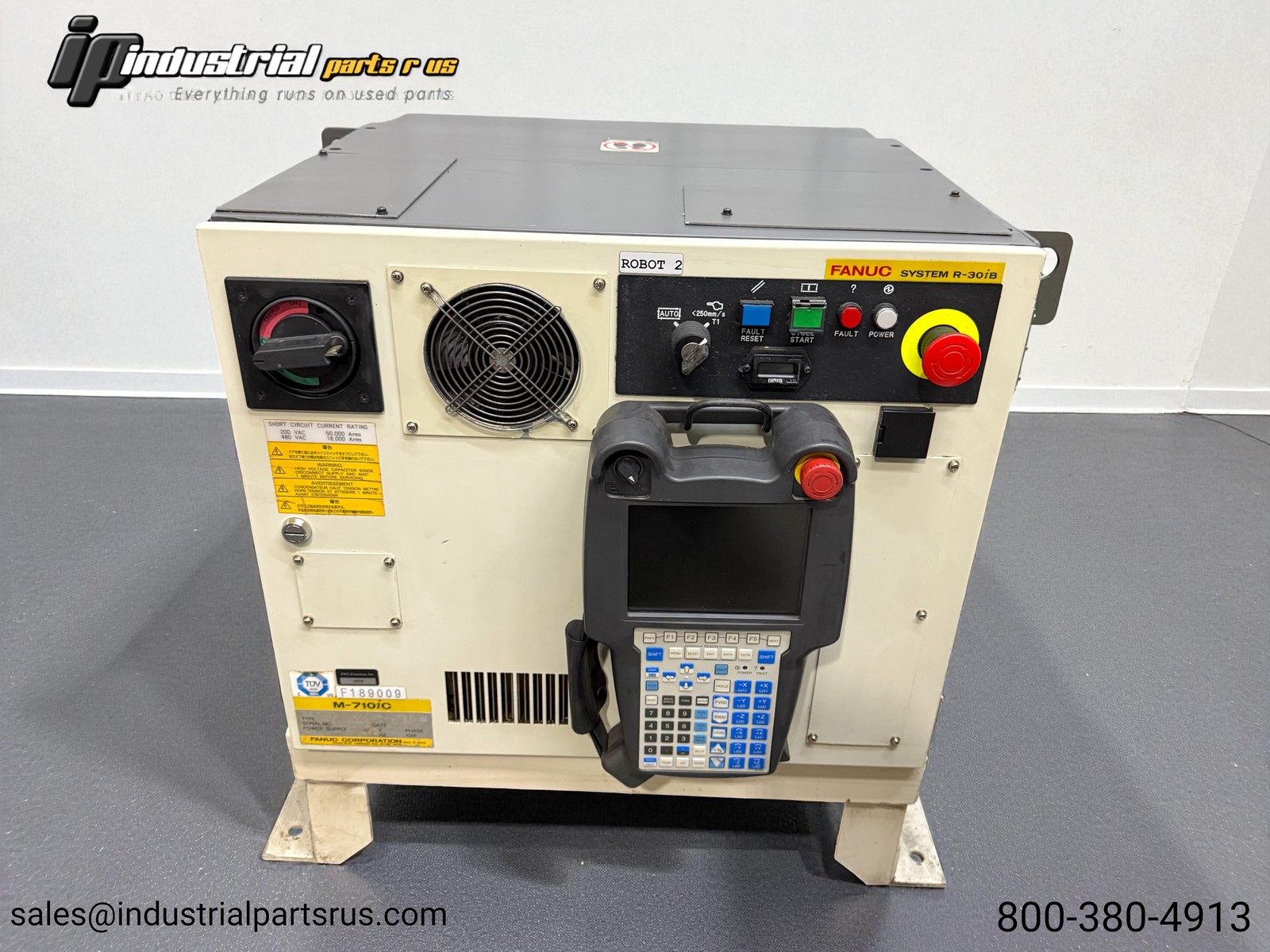 FANUC M-710iC/45M Robot R-30iB Control 45Kg Payload Teach Pendant TESTED