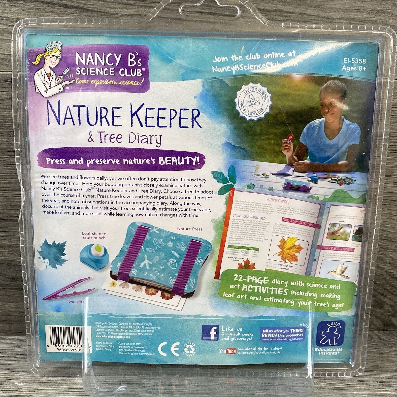 Nancy B's Nature Activity Science Club Nature Keeper & Tree Diary