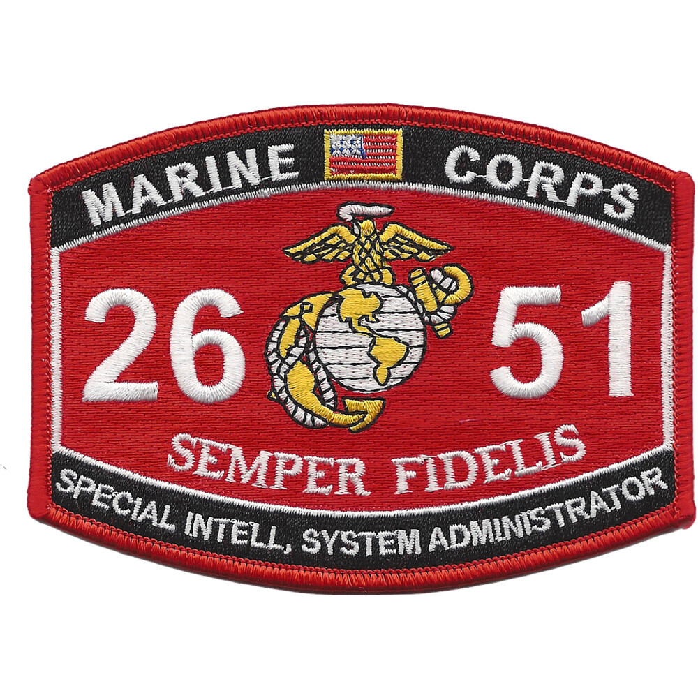 MOS 2651 Special Intelligence System Administrator Patch