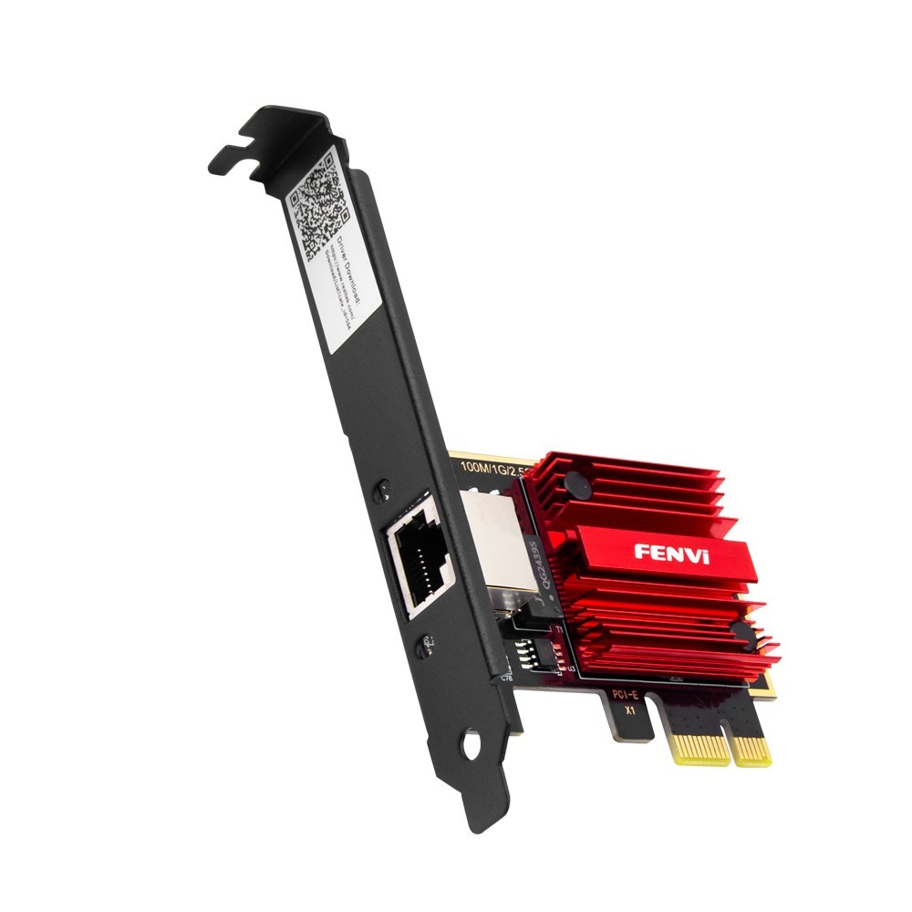 2.5Gbps PCIe Network Adapter Realtek RTL8125B Chip Multi-Gigabit Ethernet Card