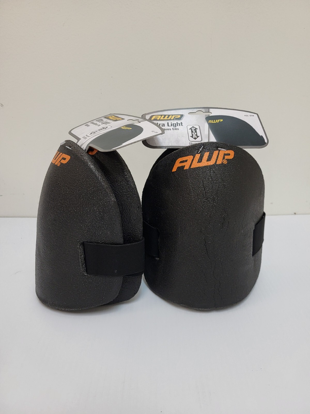 (2 Pack) AWP Ultra Light Knee Pads Comfort Fit for Flooring / Construction