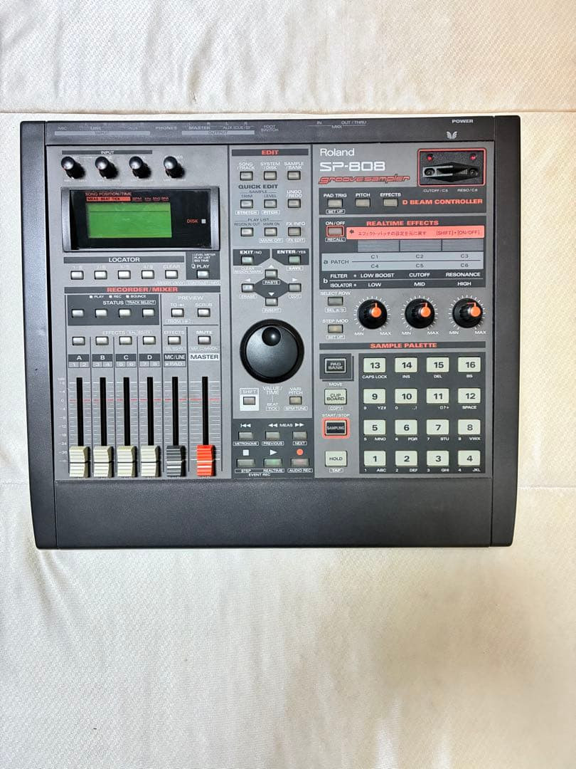 Roland SP-808 Groove Sampler Zip Drive FX Sequencer Tested Working
