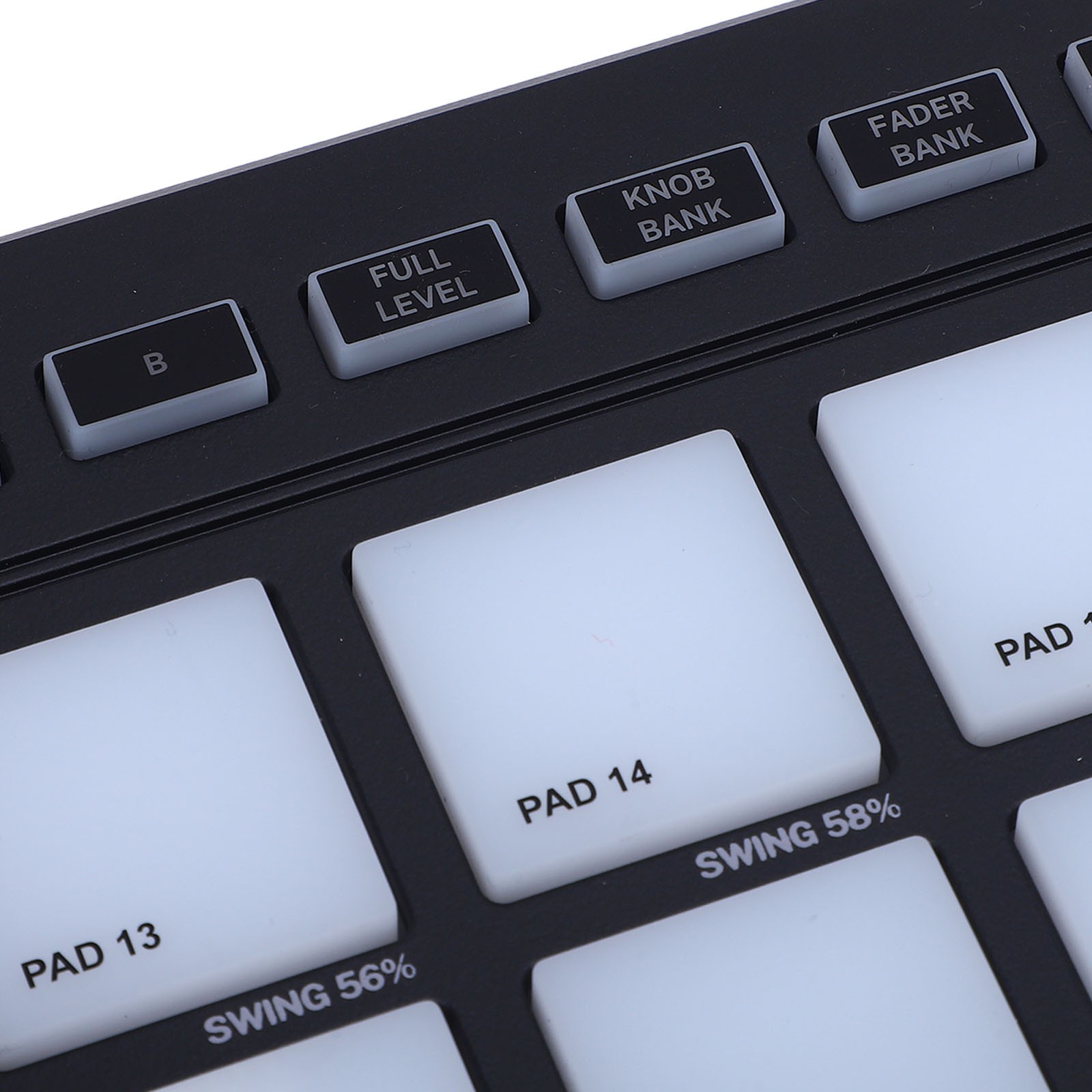 MIDI Controller With 16 Drum Pads 2 Assignable Fader Knobs RGB Portable MID XIPE
