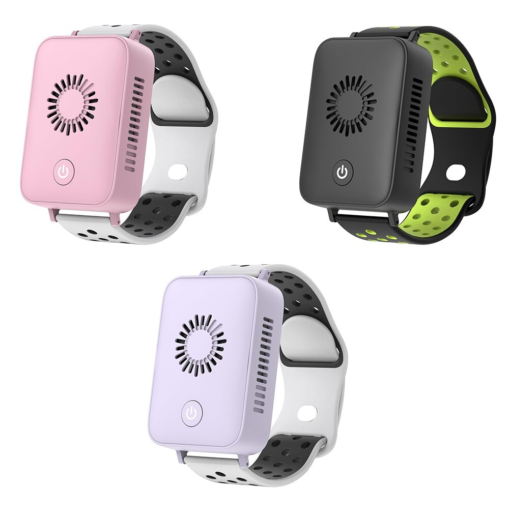 Cooling Wristband for Summer Heat Personal Adjustable 3 Speeds Cooler Bracelet