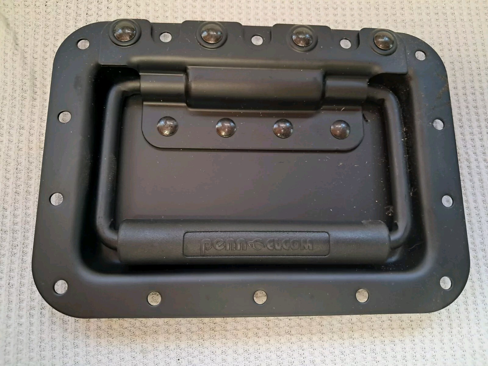 PENN ELCOM H7165K Spring Loaded BLACK Recessed Case Handle