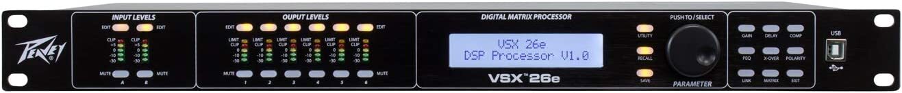 Peavey VSX26e DSP-Based Loudspeaker Management System