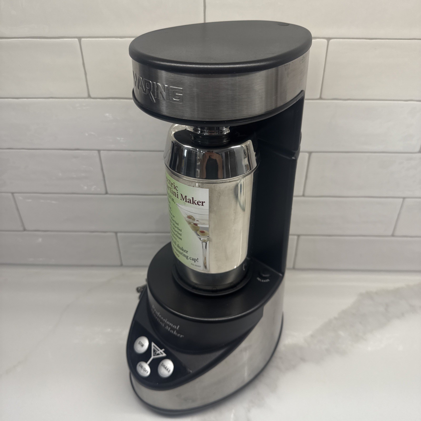 WARING Pro Professional Electric Martini Maker WM007 Tested Working