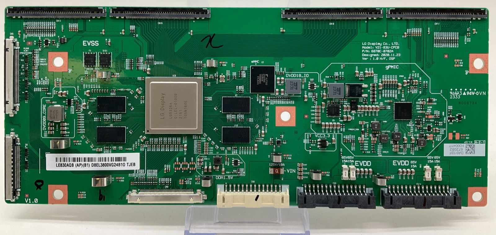 Sony 6870C-0702A T-Con Board for Sony XR83A90J 83" 4K Ultra HD Smart LED TV