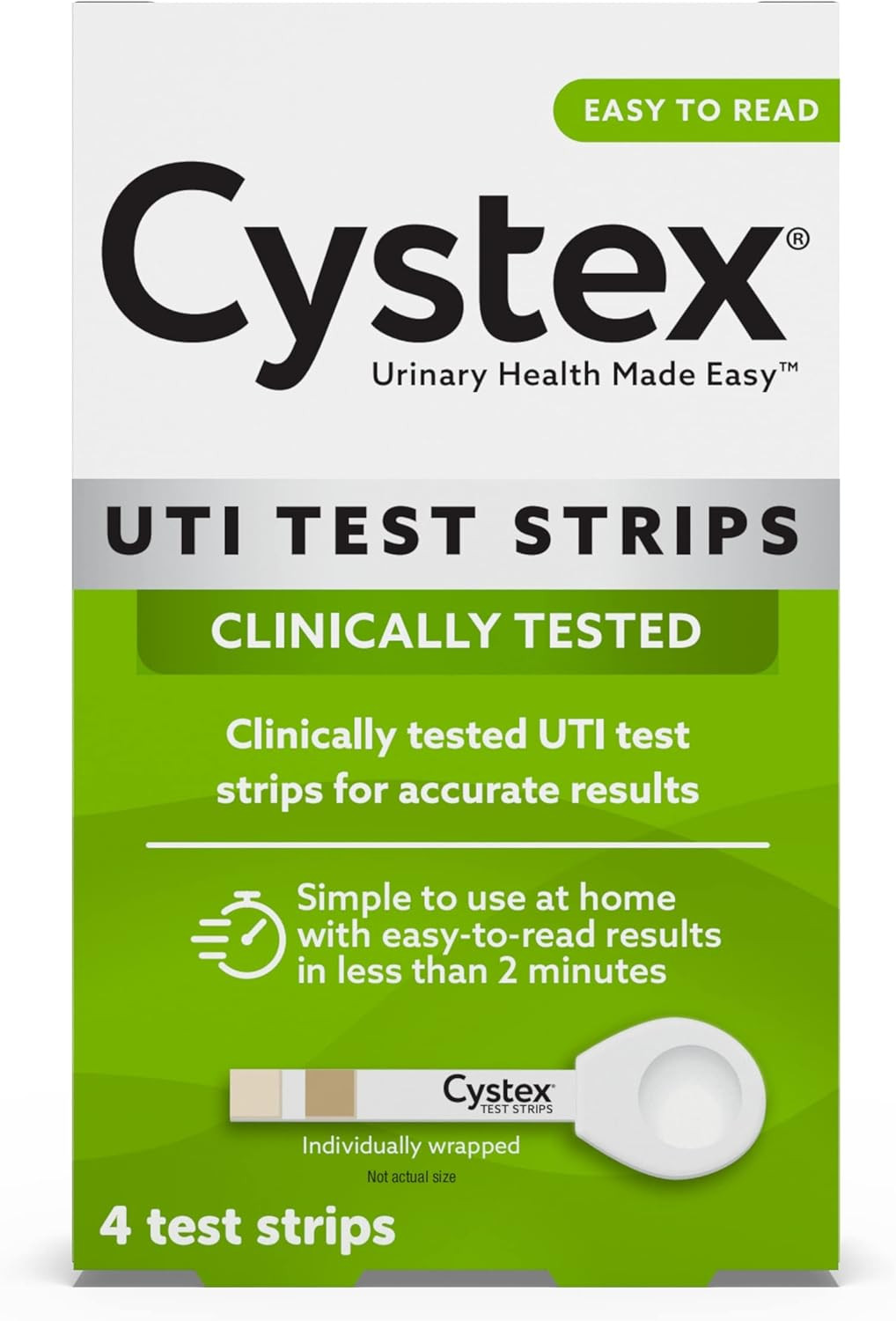 UTI Test Strips for Women & Men, At-Home Urinary Tract Infection Test with Fast,