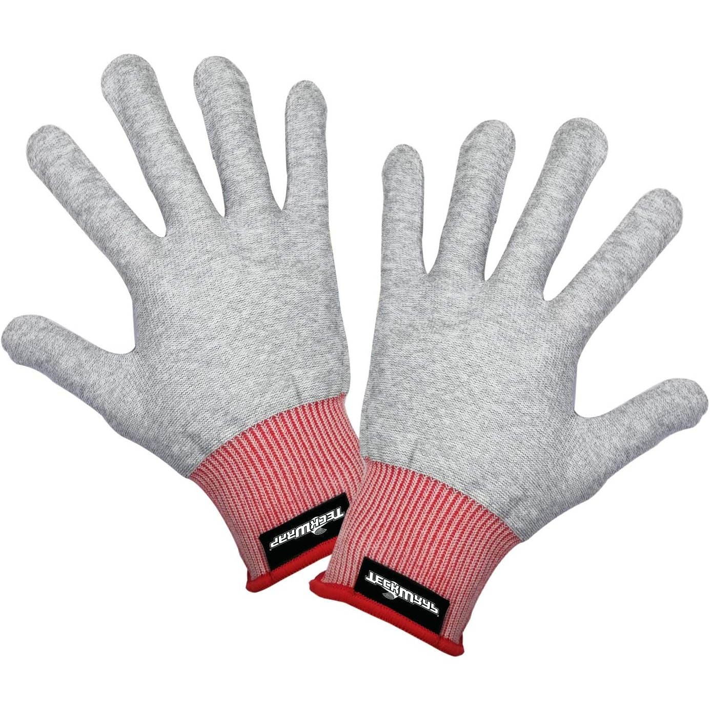 TeckWrap Vinyl Wrap Anti-Static Gloves Grey Car Decal Tint Application 2 Pairs