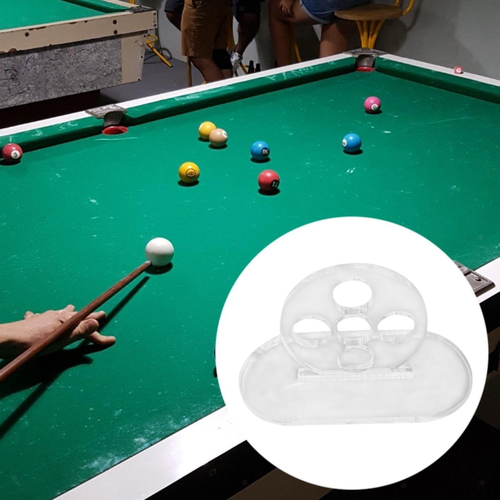 Billiards Stroke Trainer Training Aid Transparent Acrylic Aiming Practice