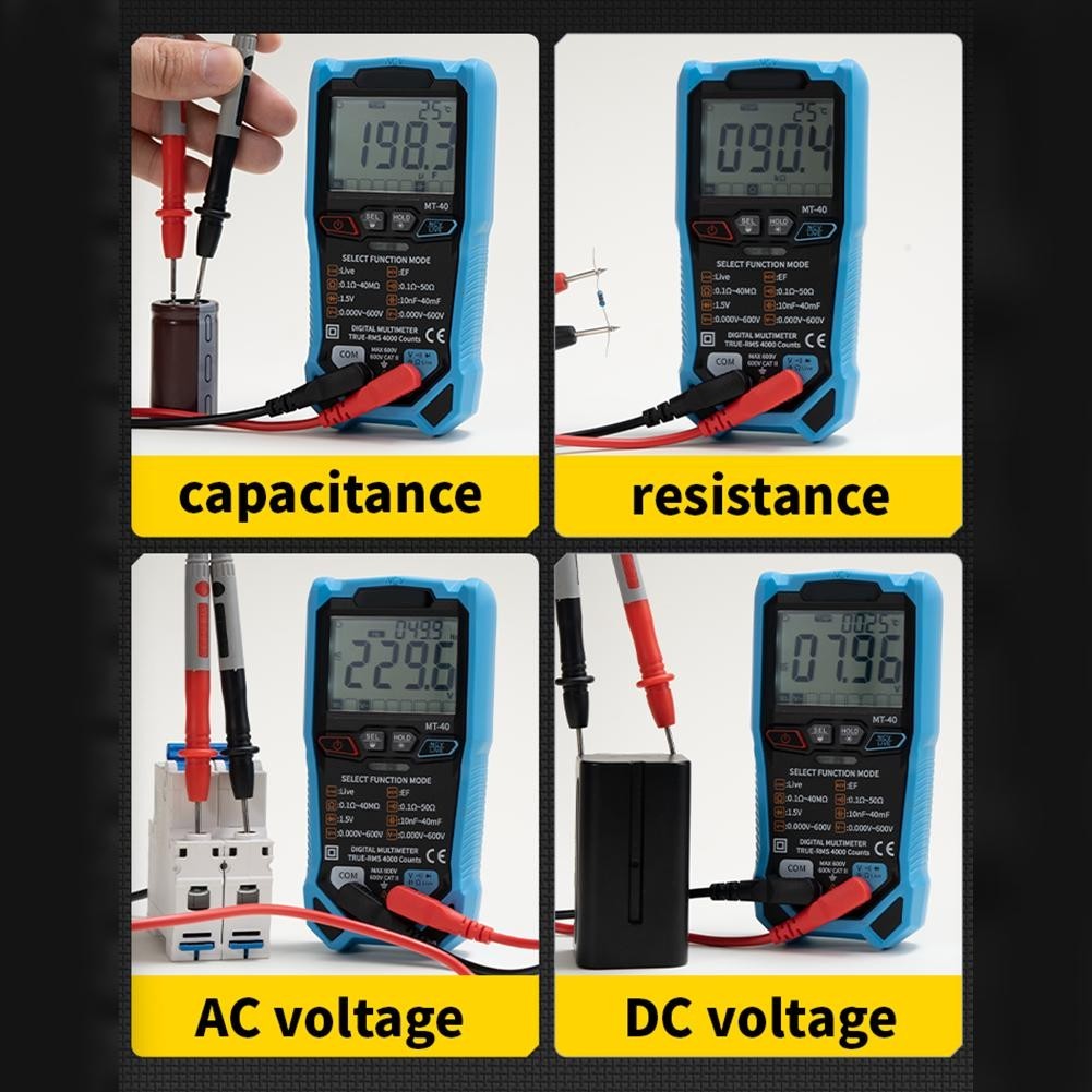 MT40 Digital Multimeter with High Definition Display and Fast Sampling Rate