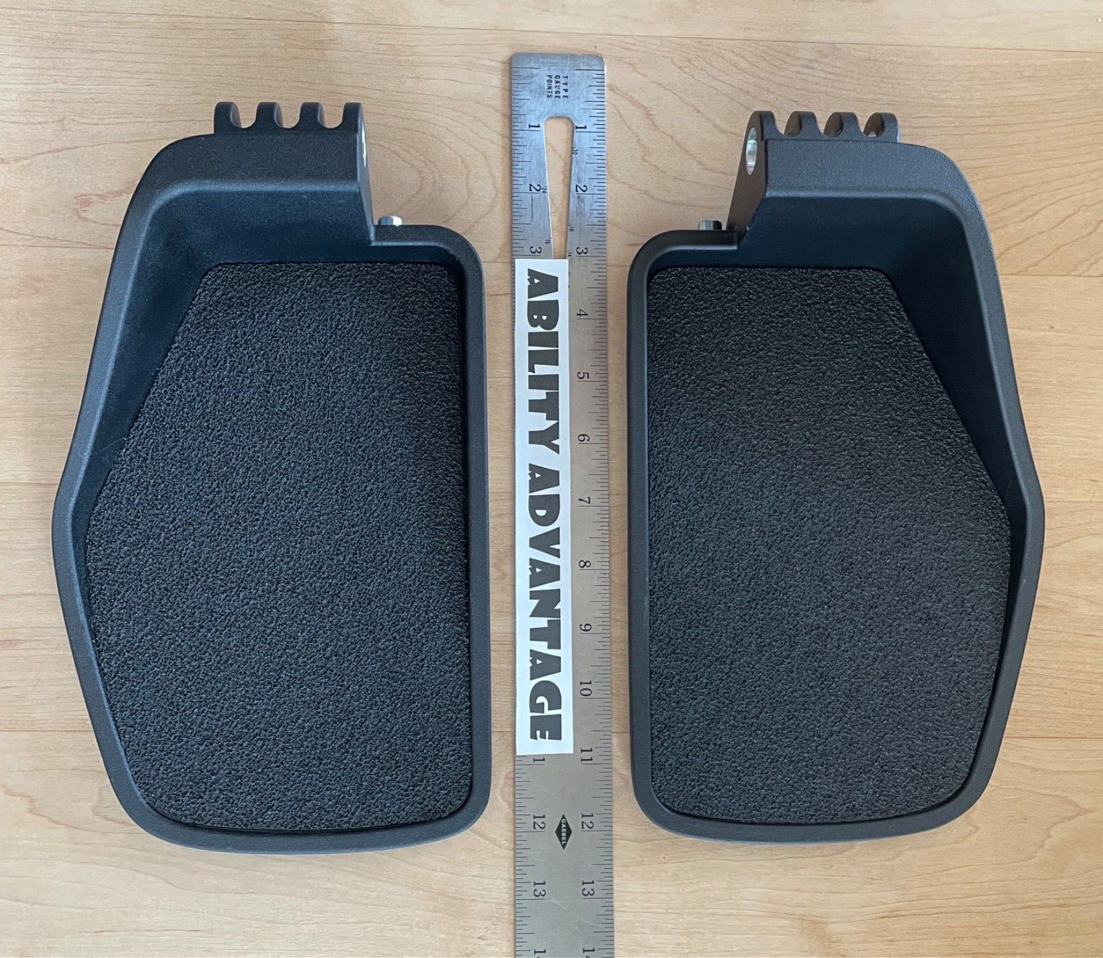 “2 NEW” NARROW Permobil FOOTPLATES for M5, M3, F5, F3, M1, PS, M300, M400, M500