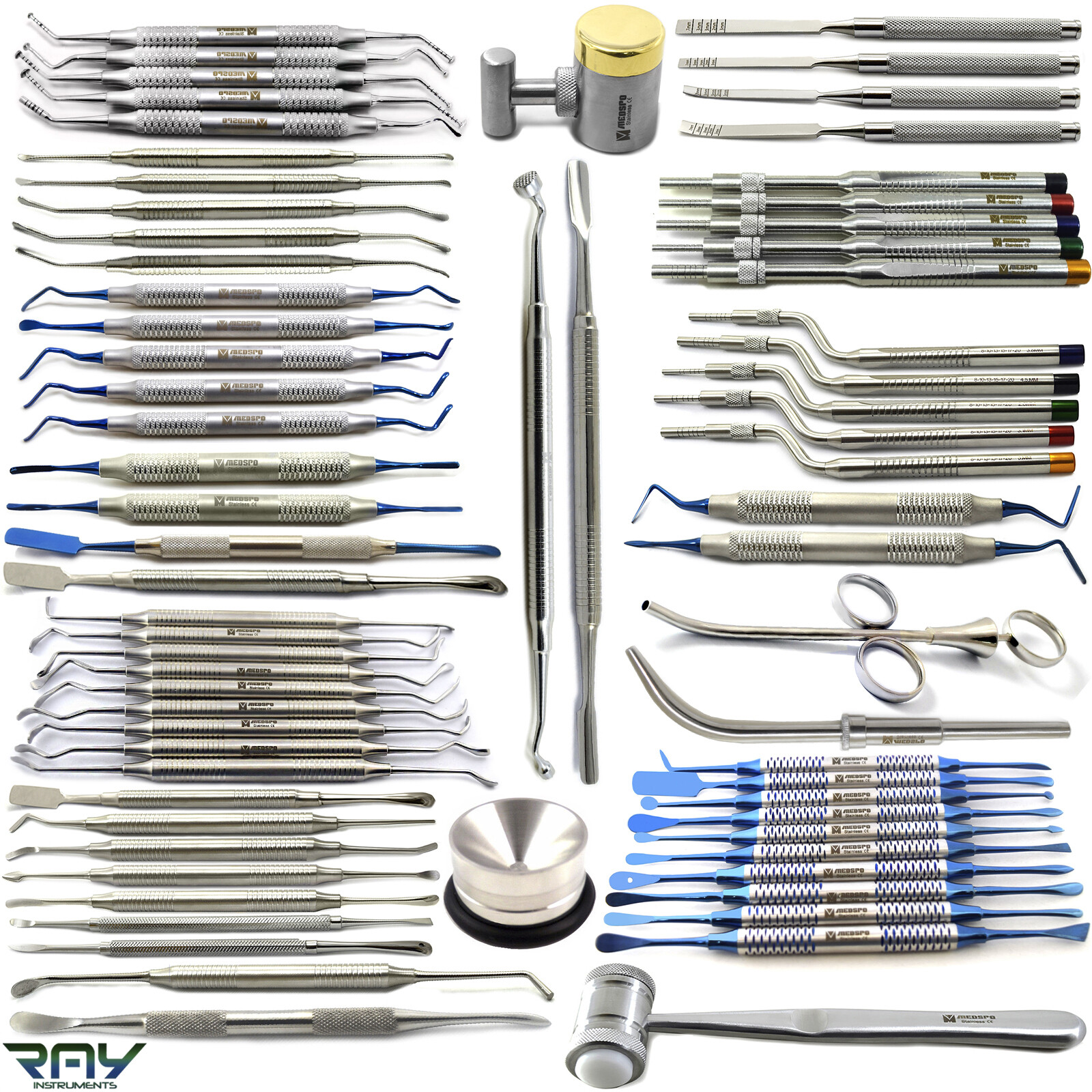 Range Of Implant Dental Sinus Lift Elevators Tunneling,PRF, Membrane Instruments