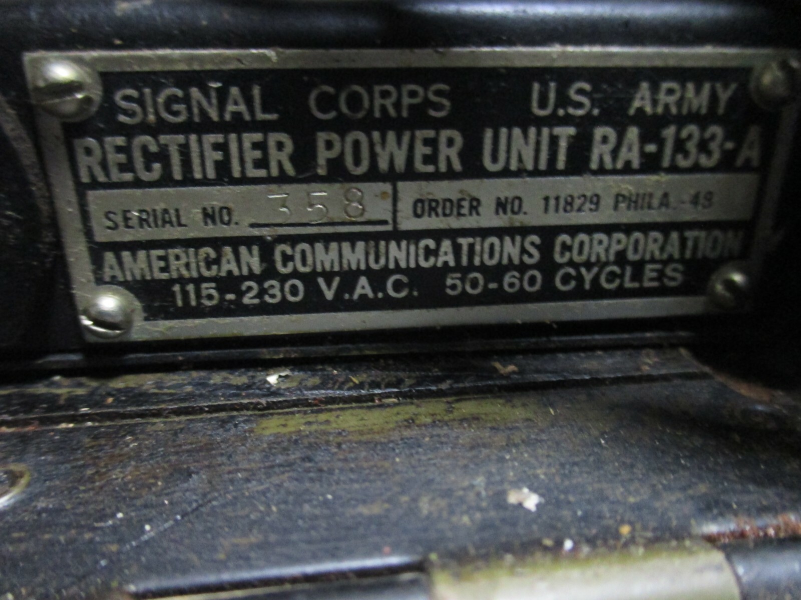 FREQUENCY METER BC - 221 - AC, MILITARY SURPLUS