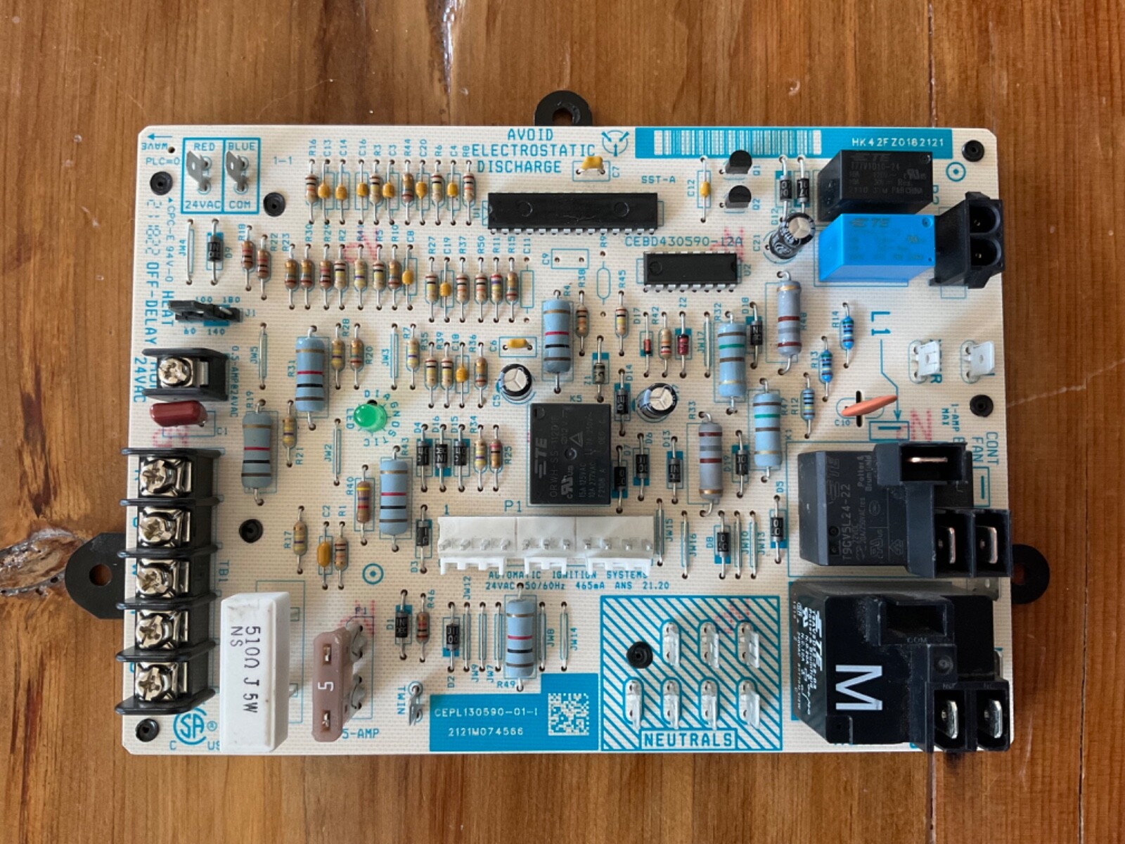 Furnace Control Circuit Board CEPL130590-01-1 HK42FZ018 Carrier