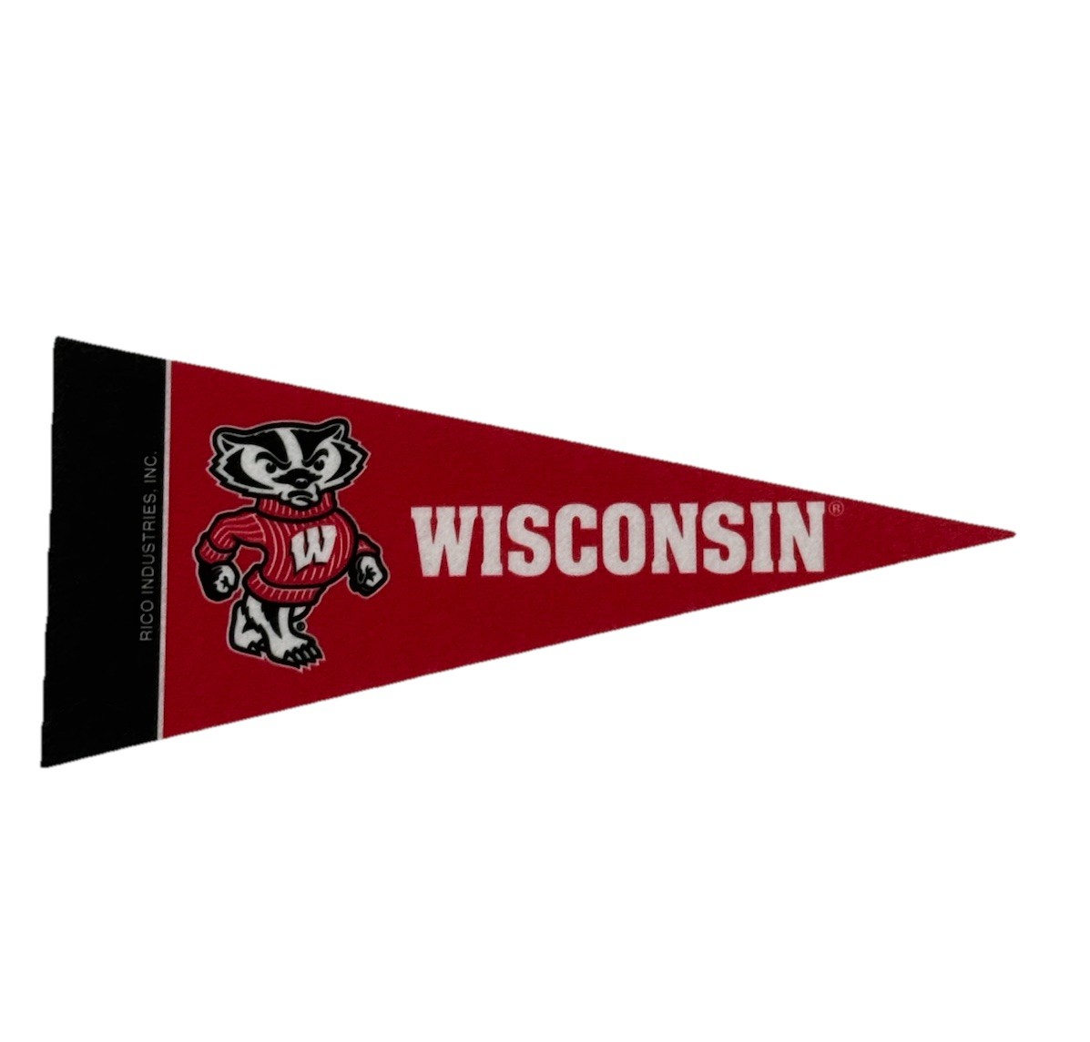 Wisconsin Badgers Mini Pennant, 4" x 9" Big Ten Big 10 Felt Flag Basketball New